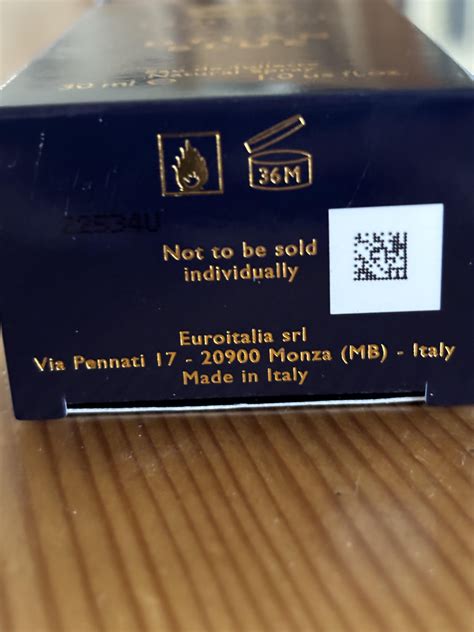 Versace perfume serial number